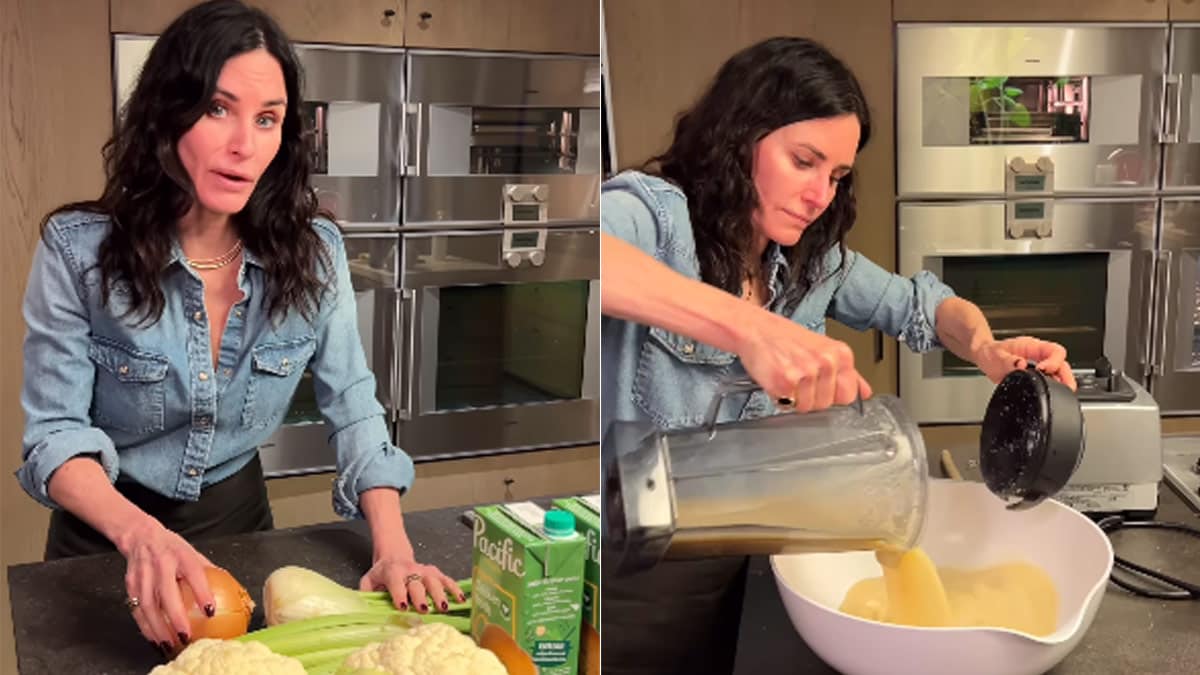 'Friends' Star Courteney Cox Treats Fans To Her Newest Cauliflower Soup Recipe