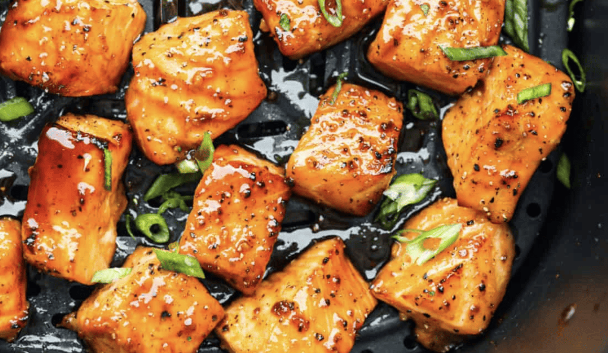 Air Fryer Salmon Bites