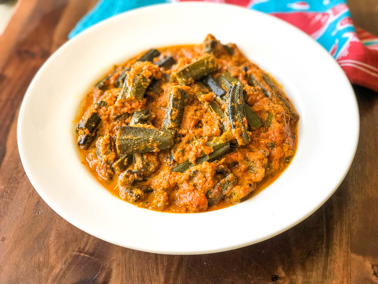 Bhindi Masala Gravy Recipe - Ladies Finger In Tomato Onion Gravy