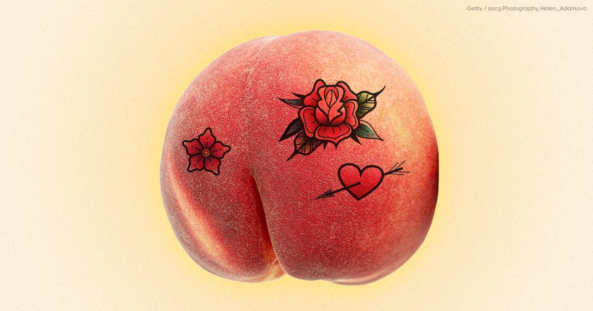 Butt Tattoos That Will Have You Feeling Positively Peachy