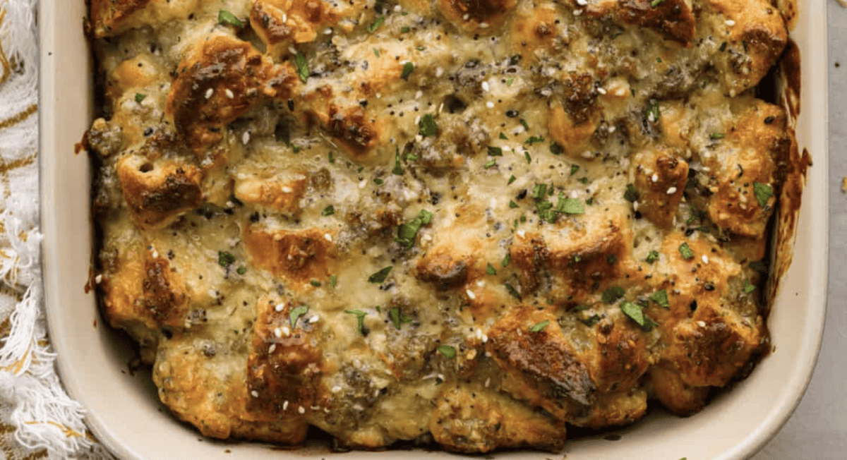 Everything Bagel Casserole