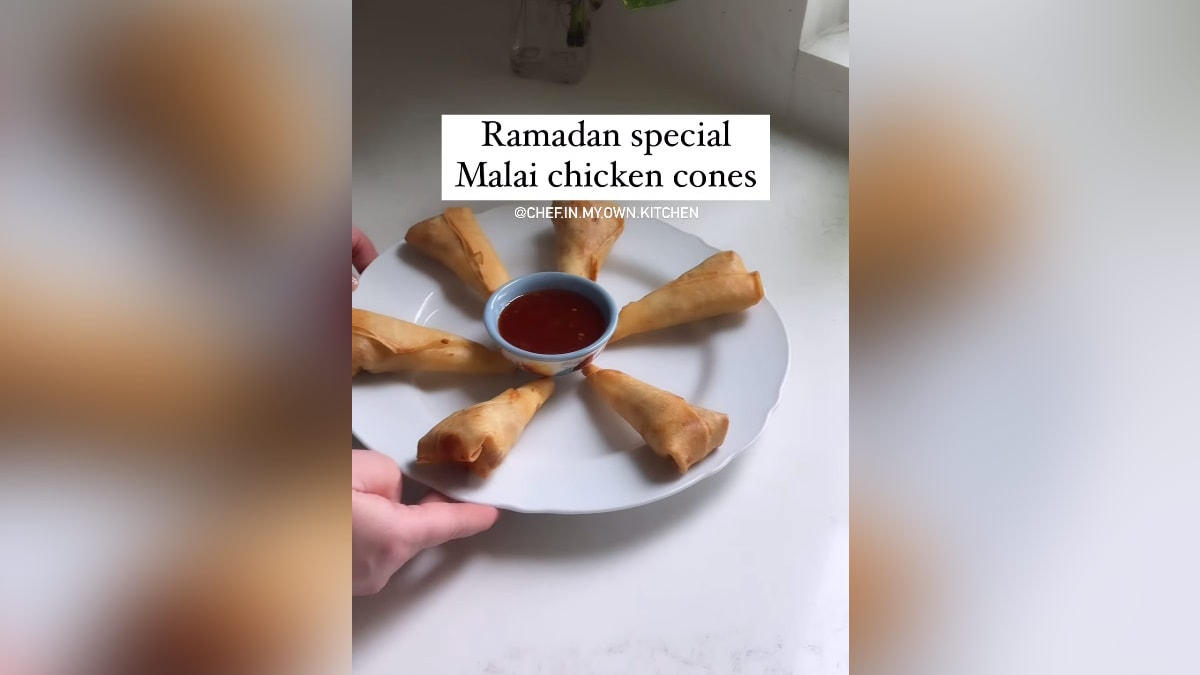 Foodies Are Loving This "Mouthwatering" Ramadan-Special Malai Chicken Cones