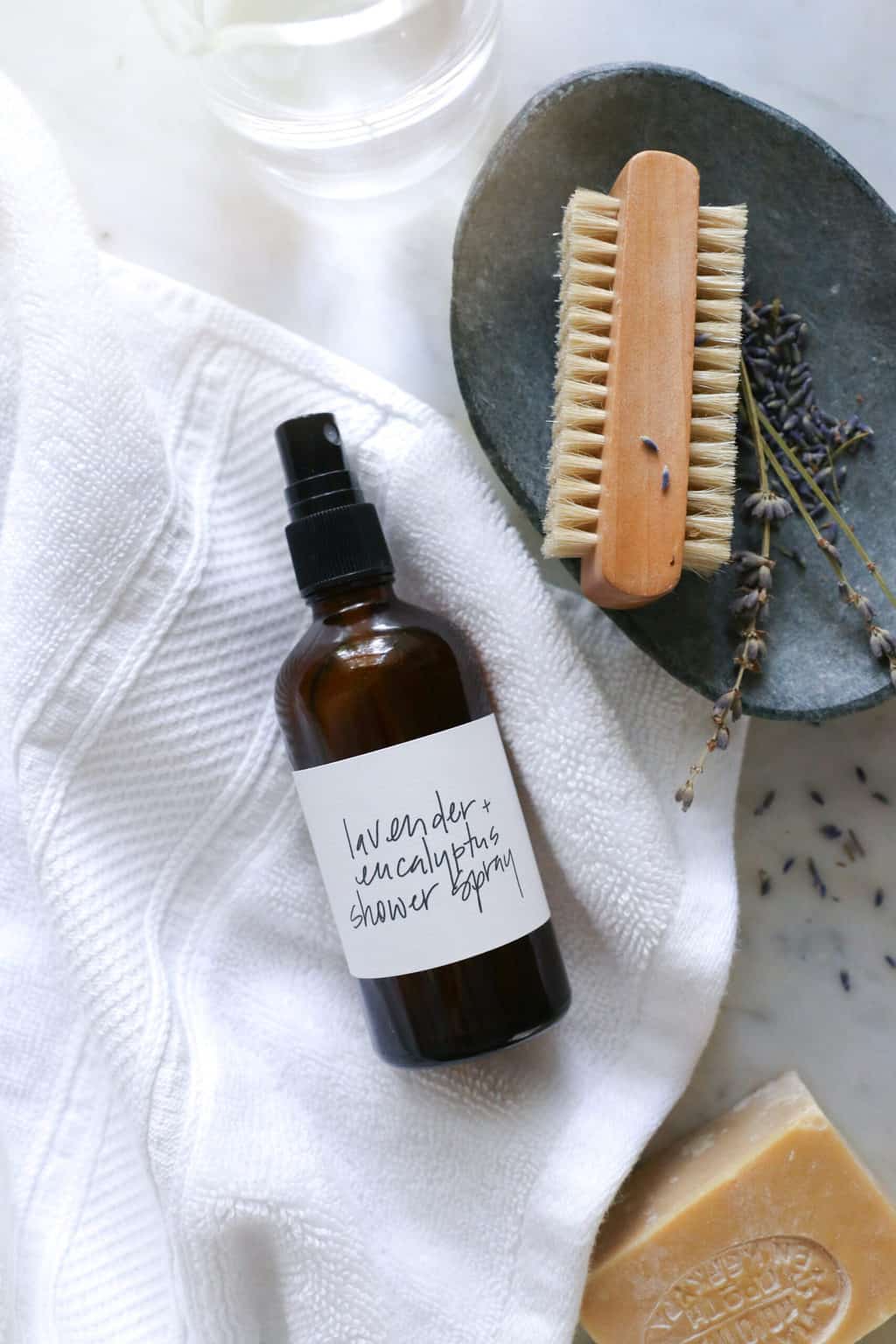 Lavender and Eucalyptus Shower Spray Recipe