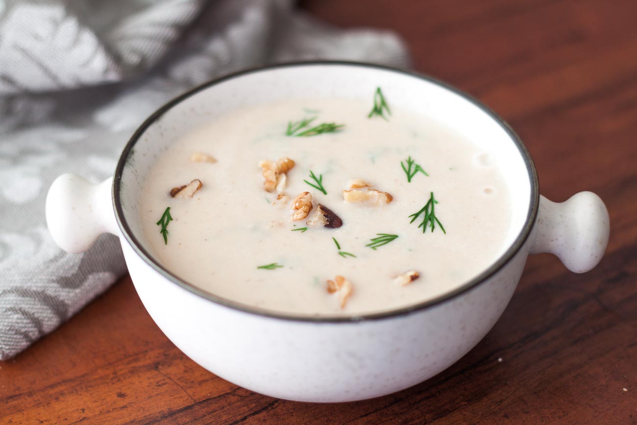 Roasted Cauliflower Dill Soup Recipe