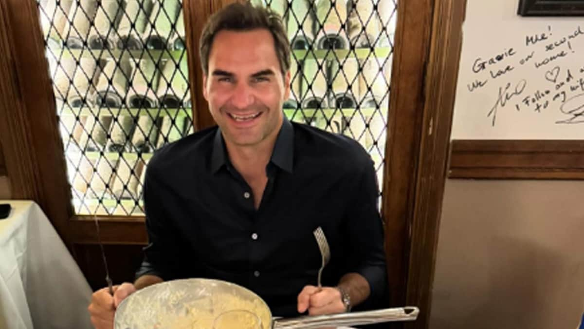 "Finally Won Rome": Tennis Legend Roger Federer Indulges In Classic Italian Food