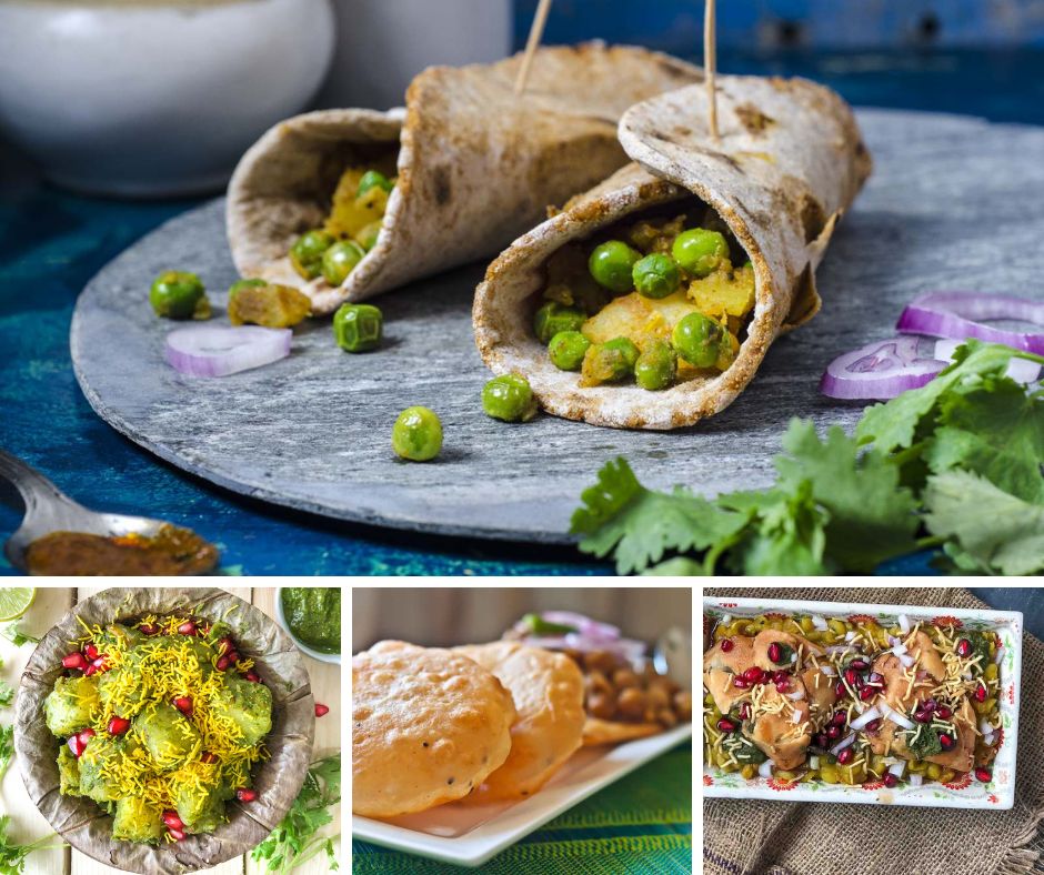 80 Scrumptious Vegetarian Indian Street Food Recipes: Ideal for Everyday Dinners or Party Menus