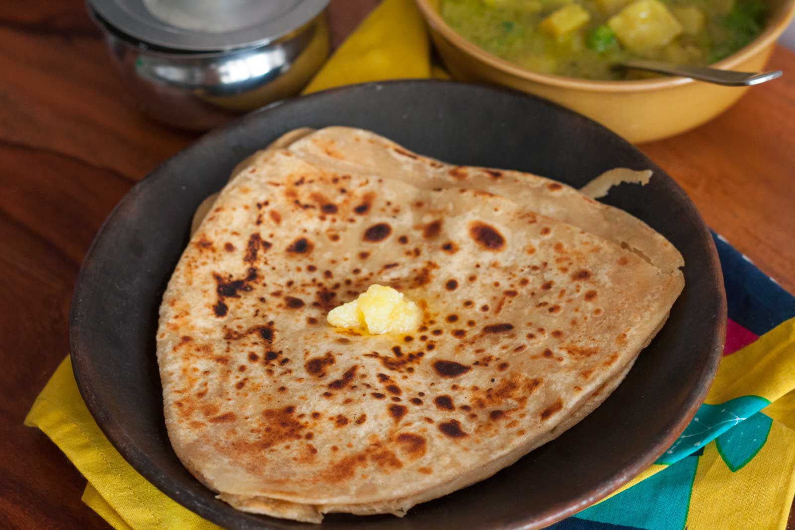 Tawa Paratha Recipe - Plain Paratha