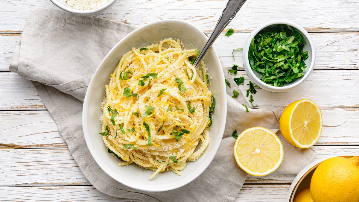 Use Lemon Peel To Make Zesty, Creamy Pasta Sauce: A Zero-Waste Recipe