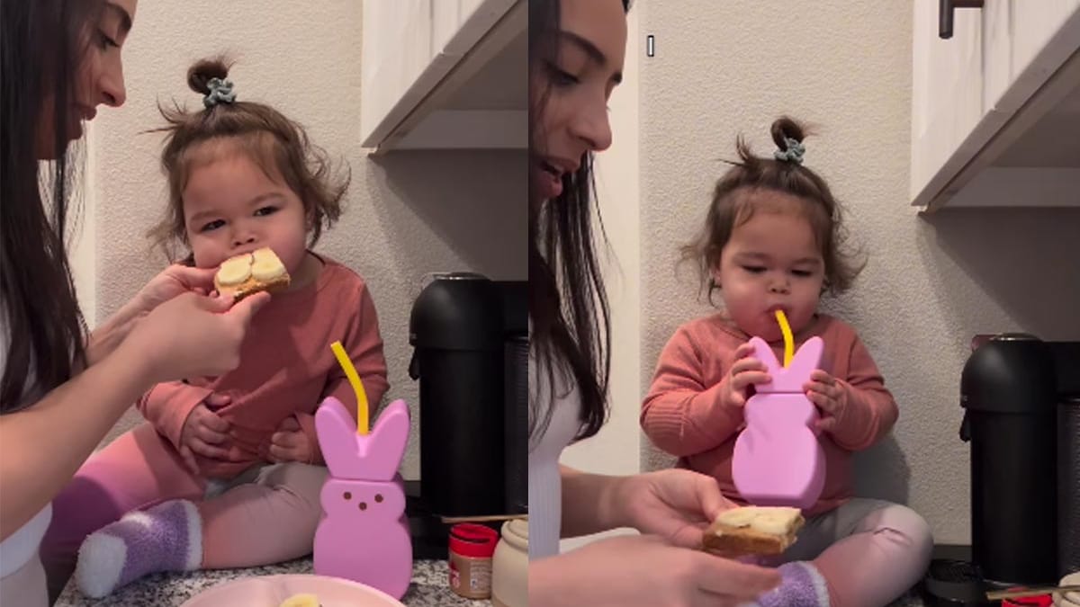 Viral: This Baby's Reaction To Peanut Butter And Banana Toast Will Melt Your Heart