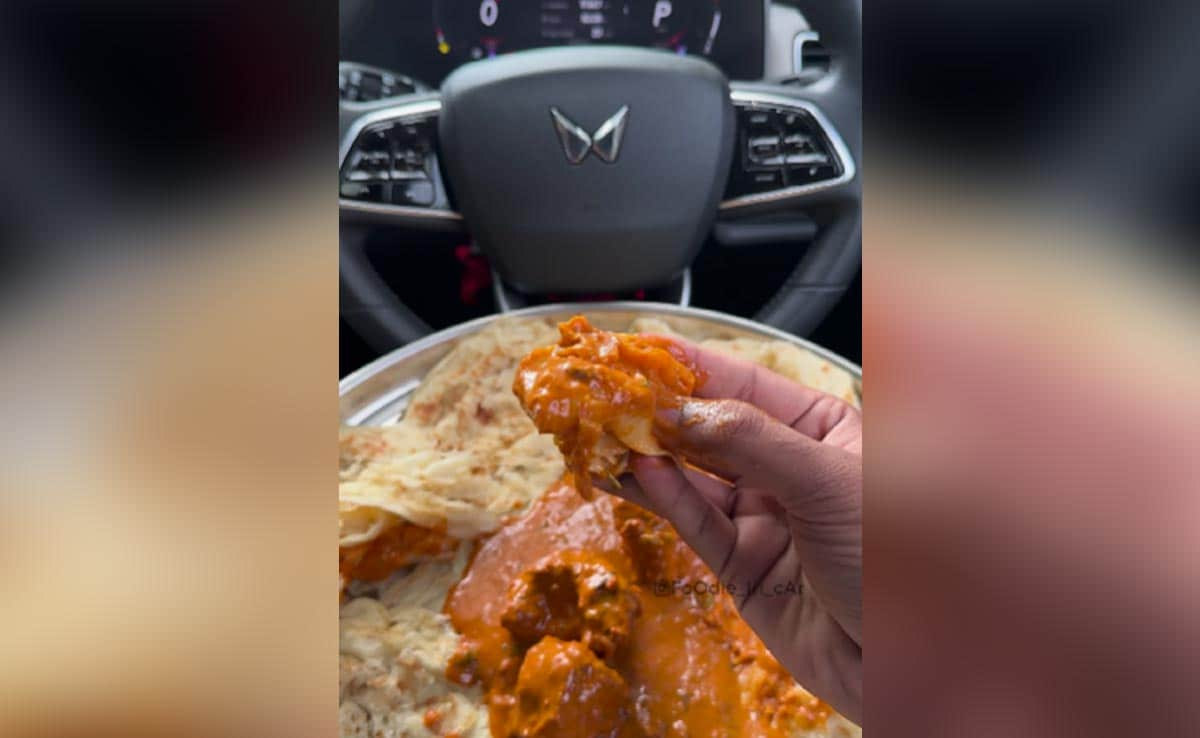 Watch: Food Blogger Devours Butter Chicken, Parrota In Minutes, Internet Calls His Stomach A