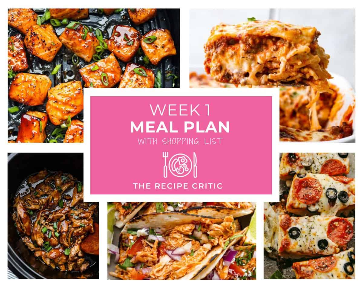 Weekly Meal Plan #1