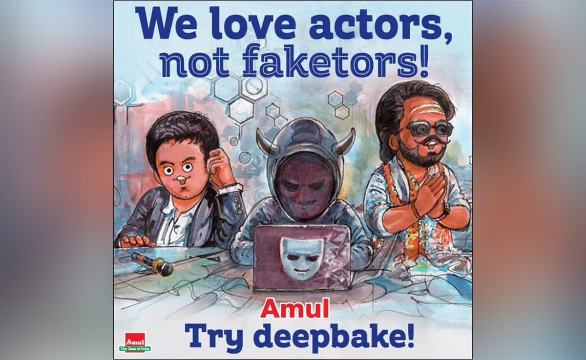 "Love Actors, Not Faketors" - Amul Shared A Creative Topical On Deepfake Controversy