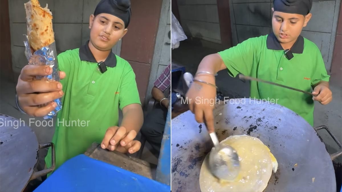 10-Year-Old Boy Sells Chicken Egg Rolls For A Living; Internet Calls Him "Real Hero"