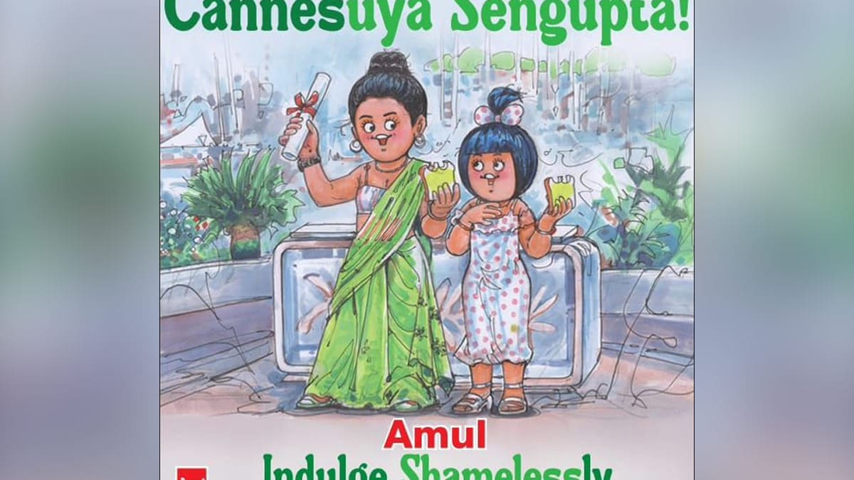 Amul Shares Topical To Celebrate Anasuya Sengupta's Win At Cannes Film Festival 2024