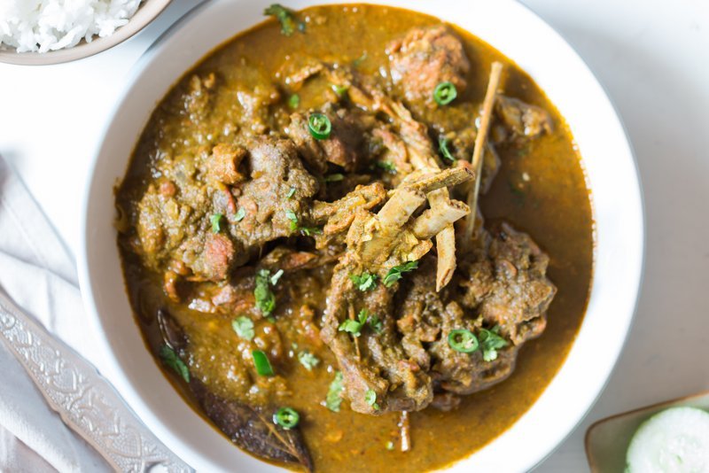 Andhra Style Mutton Curry Recipe