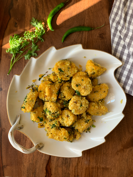 Bhaat Na Muthiya Dhokla Recipe