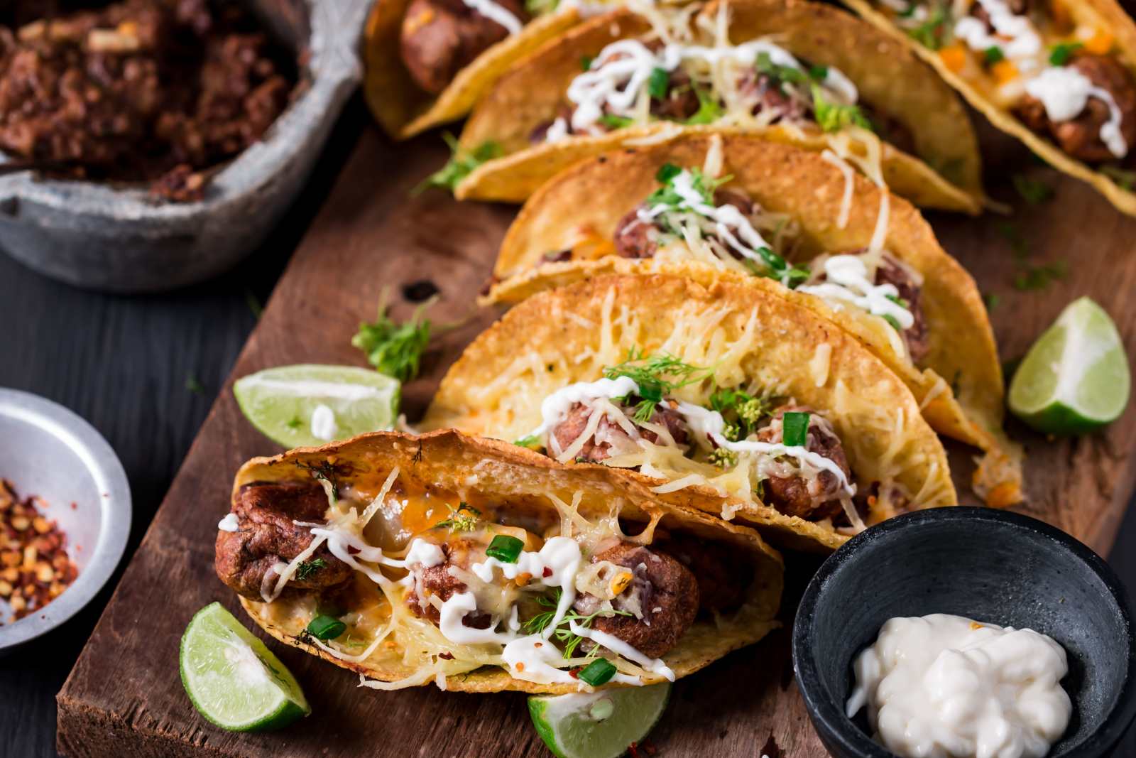 Chicken Meatball Tacos Recipe