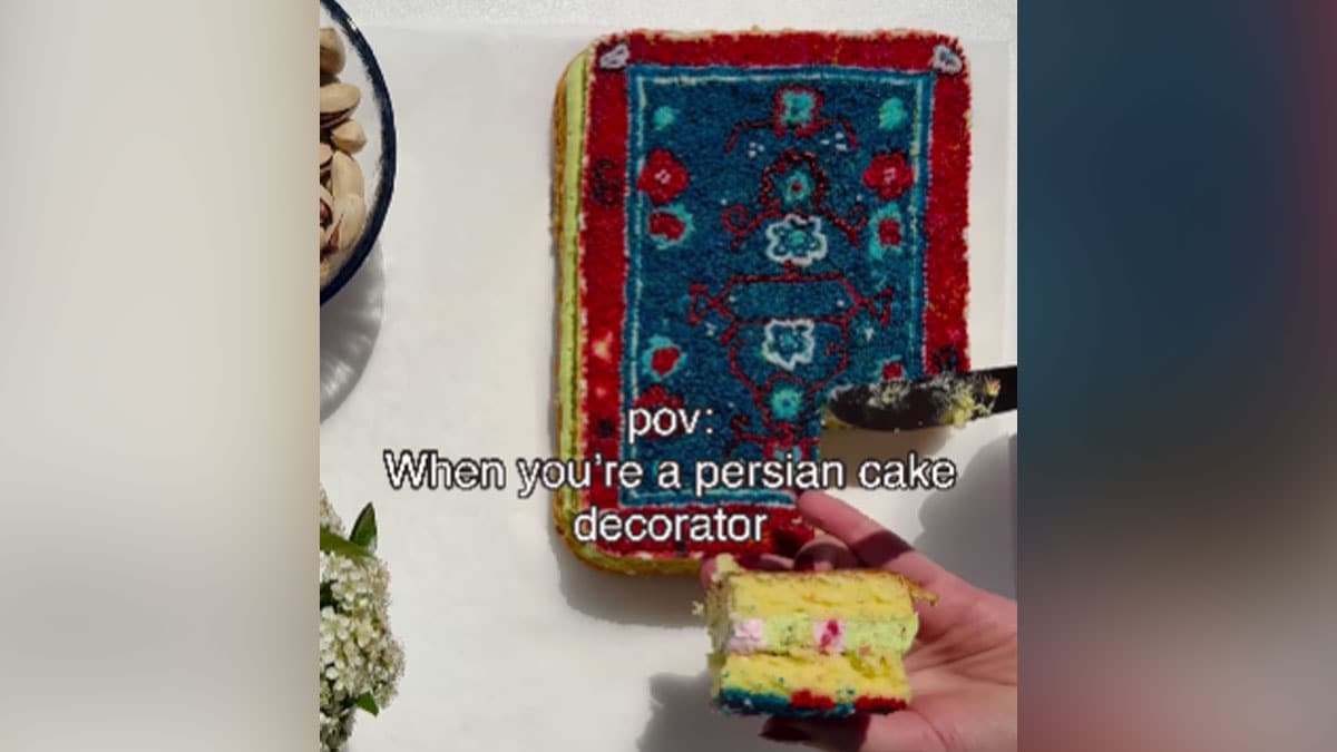 “Don’t Eat That! It’s Too Beautiful”: Internet Is In Love With A Cake Decorated As Persian Rug