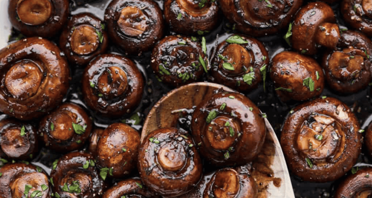 Garlic Balsamic Mushrooms