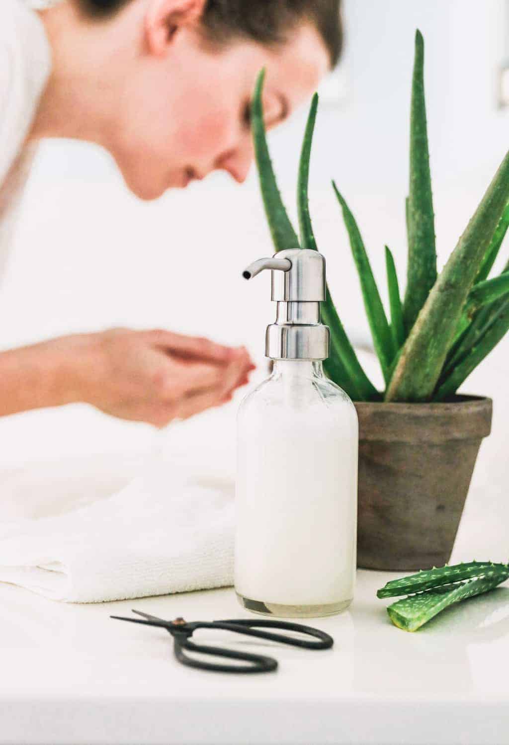 How to use aloe face wash recipe at home