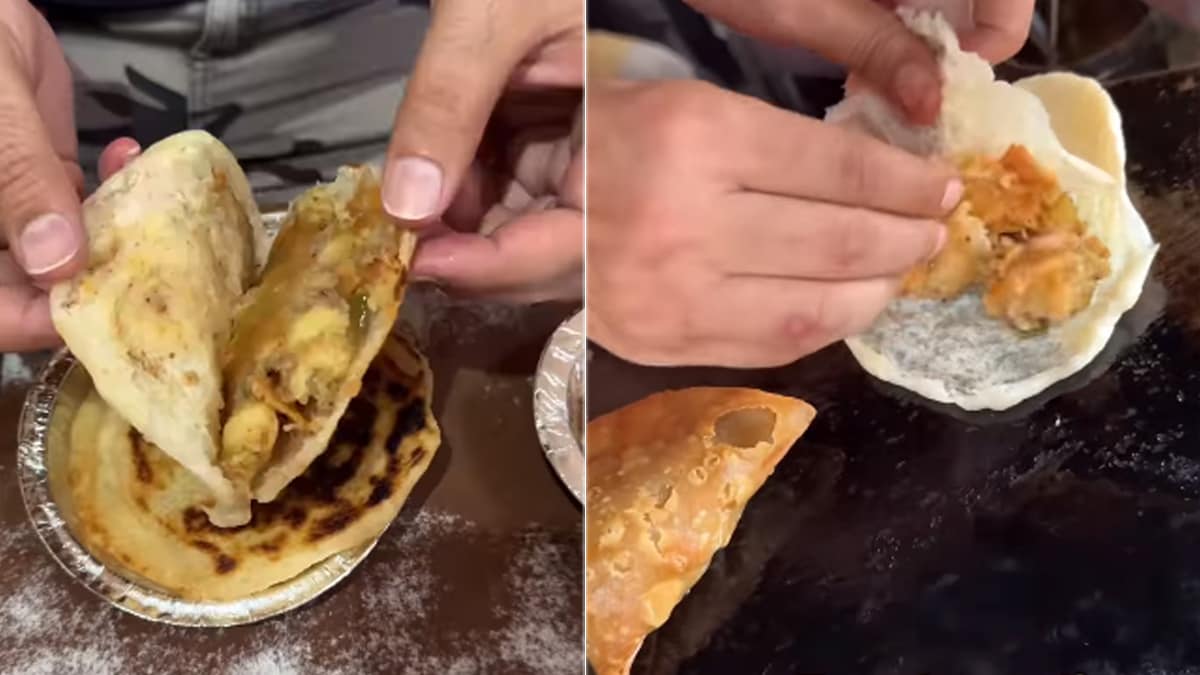 Punjab Vendor Makes Unique Bhature Stuffed With Samosa And Aloo Tikki, Internet Reacts