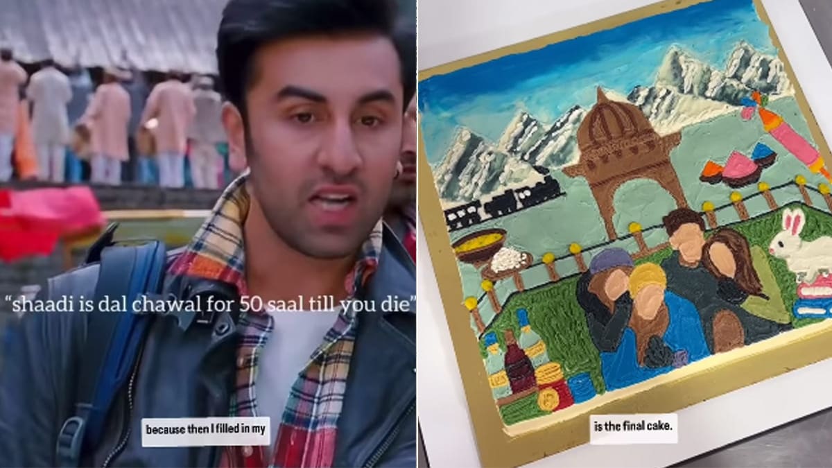 Watch: Pastry Chef Brings Alive Yeh Jawaani Hai Deewani Movie On A Yummy Cake