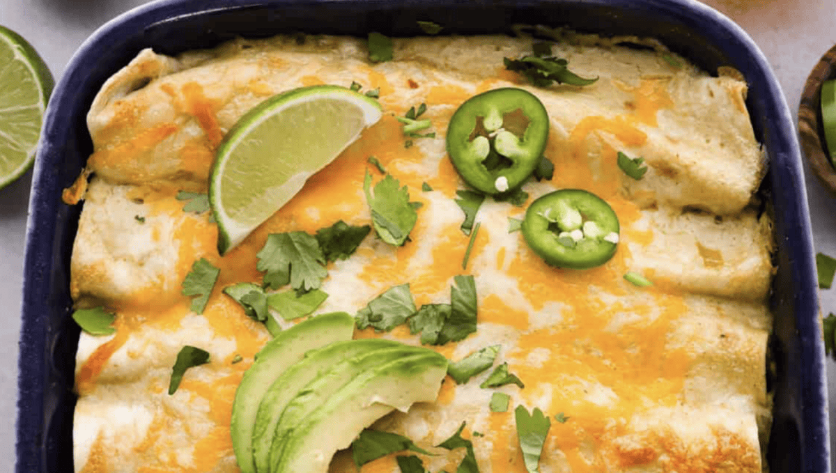 Honey Lime Chicken Enchiladas