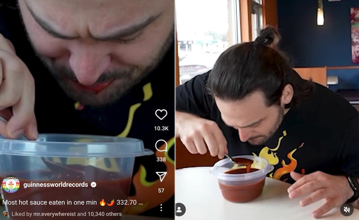 Spice It Up! US Man Breaks Record By Eating Most Hot Sauce In A Minute