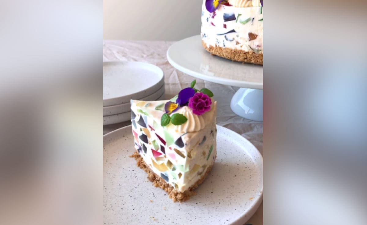 Watch: Internet Thinks This Terrazzo Cheesecake Is